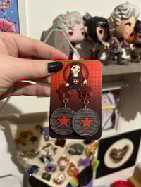 Image 1 of Winter Soldier Star Earrings