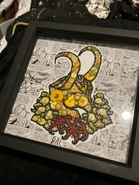 Image 3 of Loki Helmet Button Art