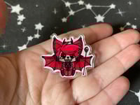Image 2 of Alastor Bat Pin