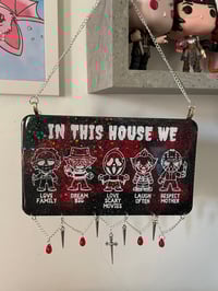 Image 1 of Horror Family Wall Hanging