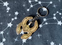 God of Mischief Horns Keyring