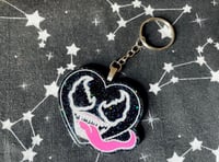 Venom Heart Keyring