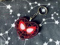 Image 2 of Spidey Heart Keyring