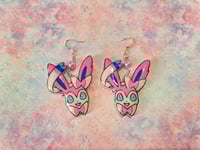 Image 1 of Eeveelution Pocket Monster Earrings