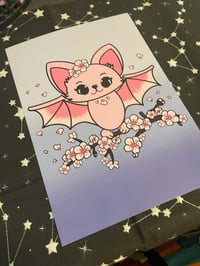Image 3 of Sakura Bat Print
