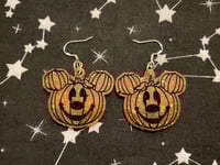 Image 1 of Pumpkin Mouse Earrings