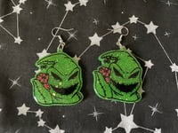 Oog Holding Dice Earrings