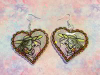 Marceline &amp; PB Heart Earrings