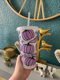 Pumpkin & Bats Cold Cup