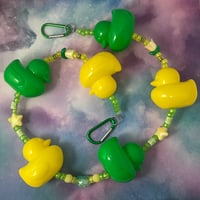 Citrus Drink Rubber Ducky Kandi Belt Chain Accessory Wallet Chain