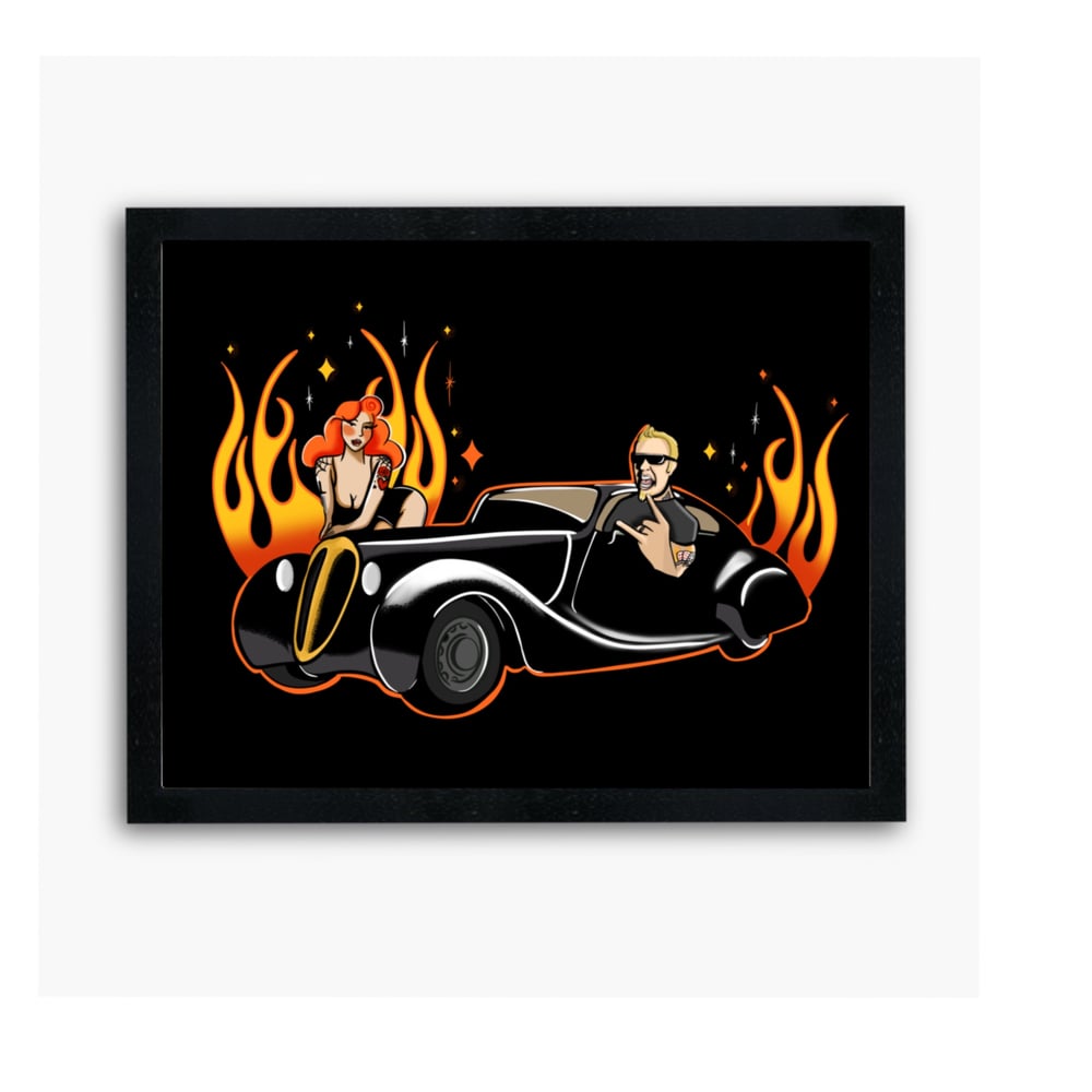 Image of Hetfield Hotrod print
