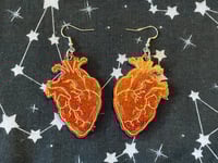 Image 1 of Anatomical Heart Earrings