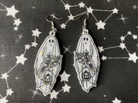 Floral Ghost Earrings