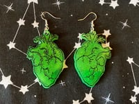 Image 2 of Anatomical Heart Earrings