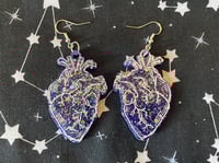 Image 3 of Anatomical Heart Earrings