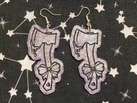 Image 2 of Cute Axe Earrings