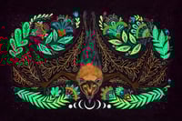 Image 3 of Sea of Nectar in green or gold frame