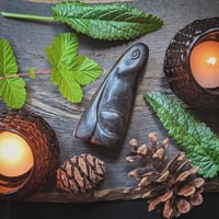 Image 1 of Moon-Gazing Hare Amulet (DAM713)