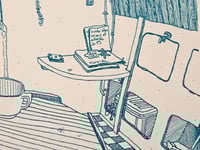 Image 2 of "Péniche" - Risographie (29,7x42cm)