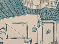 Image 4 of "Péniche" - Risographie (29,7x42cm)