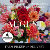 Image 1 of 2026 AUGUST FLOWERS (4 WEEKS + JARS INCLUDED)