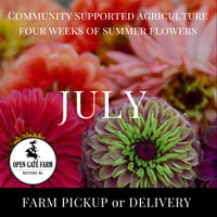 Image 1 of 2026 JULY FLOWERS (4 WEEKS + JARS INCLUDED)