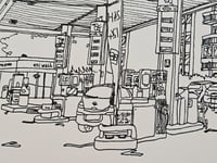 Image 5 of "Station ENI" - Risographie (29,7x42cm)