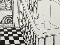 Image 5 of "Baignoire" - Risographie (29,7x42cm) 