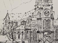 Image 5 of "Eglise St Bruno" - Risographie (29,7x42cm)