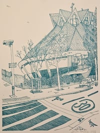 Image 1 of "Eglise St Jean" - Risographie (29,7x42cm)