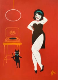 Dance Party, Tangerine - 8x10