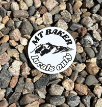 3" X 3" Locals Only (White)