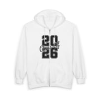 Image 3 of Class of 2026 Graduation Zipper Hoodie 