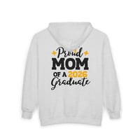 Image 7 of Proud Mom of a 2026 Graduate Full-Zip Hoodie