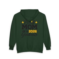Image 10 of Proud Mom of a 2026 Graduate Full-Zip Hoodie