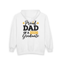 Image 4 of Proud Dad of a 2026 Graduate Full-Zip Hoodie