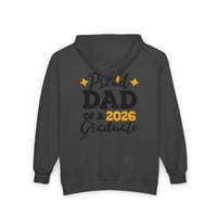 Image 10 of Proud Dad of a 2026 Graduate Full-Zip Hoodie