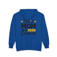 Image 19 of Proud Mom of a 2026 Graduate Full-Zip Hoodie