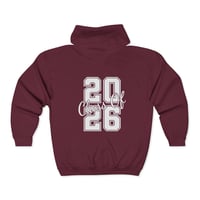 Image 5 of  Class of 2026 Unisex Heavy Blend™ Full Zip Hooded Sweatshirt