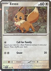 Eevee - 200 (Cosmos Holo) - SV: Scarlet & Violet Promo Cards - Near Mint