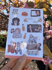 Image 2 of nirvanna the band the show the sticker sheet