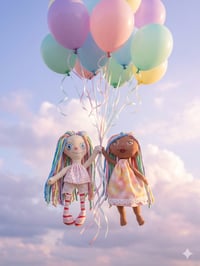 Image 2 of Soft Rainbow Doll