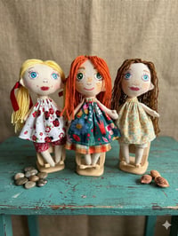 Image 2 of Handmade Ginger Doll