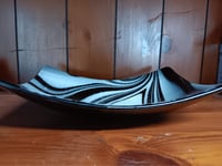 Image 1 of Gray marble fruit bowl