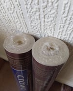 1980s Vintage Crown Wallpaper Rolls - Dark Academia Striped Neo-classical - (Sets of 2 & 3 Rolls) thumbnail 10