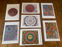 Image 1 of Set of 7 designs Rebeccas Artz artwork 