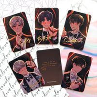Image 2 of Love and Deep Space Gold Foil Photocards