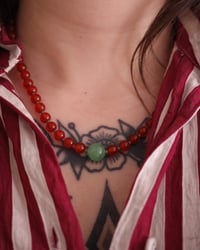 Image 3 of I’m gagged! Necklace (aventurine)