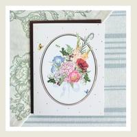 Image 1 of "Butterfly Bouquet" : Any Occasion Blank Embossed Greeting Card