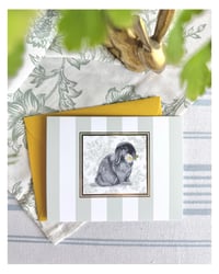 Image 2 of "BonBon & Daisy" : Any Occasion Blank Embossed Greeting Card